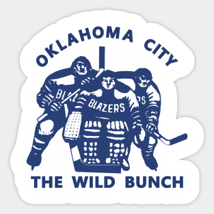 Oklahoma City Blazers Wild Bunch 1974-75 Sticker